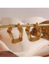 Kinsley Sculpted Hoop Earrings
