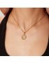 Astra Gold Eye Necklace