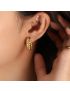 Twisted Luxe - Gold Rope Earrings