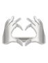 Affinity Hand Gesture Ring - Gold & Silver