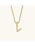 Celeste Initial Diamond Necklace