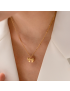 Elara Gold Bow Necklace