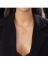 Luxe Envelope Pendant Necklace – Golden Letters Edition