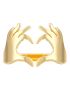 Affinity Hand Gesture Ring - Gold & Silver