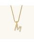 Celeste Initial Diamond Necklace
