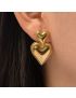Kiparis Gold Heart Earrings