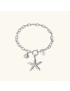 Nautilus Freshwater Pearl Charm Bracelet