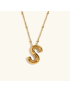 Airy Letter - Gold Initial Necklace