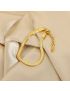 Seraphina Herringbone Gold Bracelet