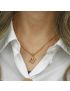 Aurora Pearl Initial Necklace