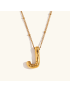 Airy Letter - Gold Initial Necklace