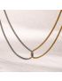 Liora Two-Tone Twist Necklace