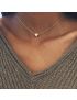 Seraphina Heart Gold Necklace