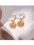 Seraphine Serpent Coin Earrings