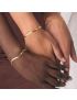 Serena Gold Herringbone Bracelet