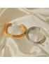 Elara Triple Gold Cuff Bracelet