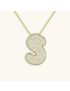 Radiant Initial Pendant Necklace