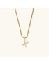 Aurora Pearl Initial Necklace
