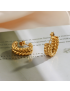 Twisted Luxe - Gold Rope Earrings