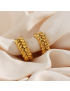 Twisted Luxe - Gold Rope Earrings