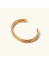Elara Triple Gold Cuff Bracelet
