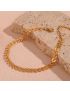 Laurel Leaf Gold Bracelet