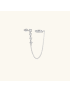 Delicate Gold Chain Cuff Earring