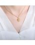 Solar Radiance - Gold Sun Pendant Necklace