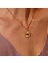 Solara Evil Eye Gold Necklace