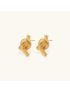Twine Knot Gold Earrings