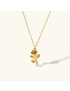 Rosella Gold Rose Necklace