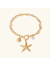Nautilus Freshwater Pearl Charm Bracelet
