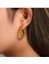 Aurelia Twist Hoop Earrings