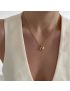 Ember Heart Gold Necklace