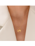 Elara Gold Bow Necklace