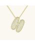 Radiant Initial Pendant Necklace