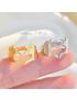 Affinity Hand Gesture Ring - Gold & Silver