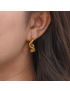 Kinsley Sculpted Hoop Earrings