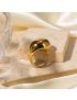 Soleil Gold Dome Ring