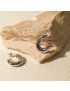 Vega Silver - Sculpted Hoop Earrings