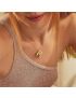 Airy Letter - Gold Initial Necklace
