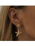 Starla Gold Starfish Drop Earrings