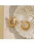 Alina Twisted Hoop Earrings