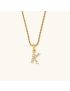 Celeste Initial Diamond Necklace