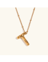 Airy Letter - Gold Initial Necklace