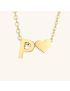 Heartfelt Initial - Gold Letter Necklace