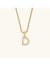 Celeste Initial Diamond Necklace