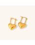 Amora Heart Lock Earrings