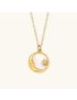 Solara Moon & Sun Gold Pendant