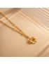 Elara Gold Bow Necklace